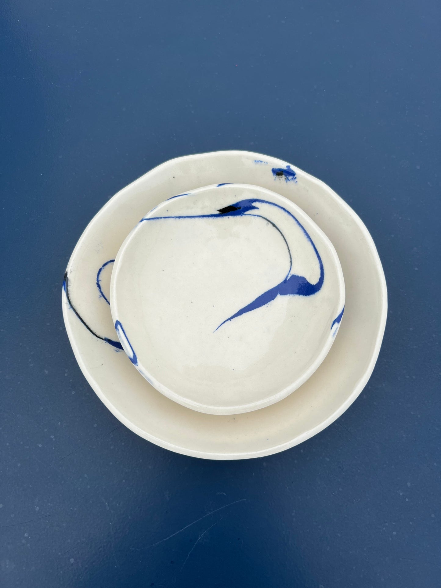 marble small dish set