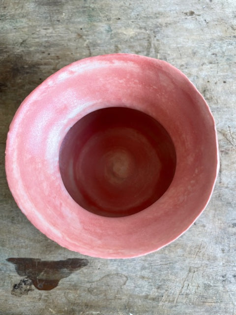 vase 13 - white/pink